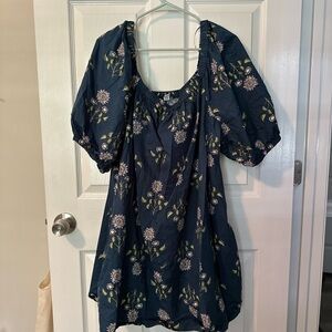 Old Navy Blue Floral Dress
